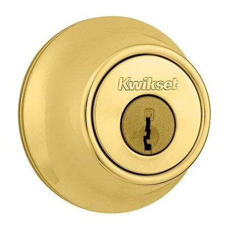 Kwikset PB SGL Cyl Deadbolt 660 3 RCAL RCS
